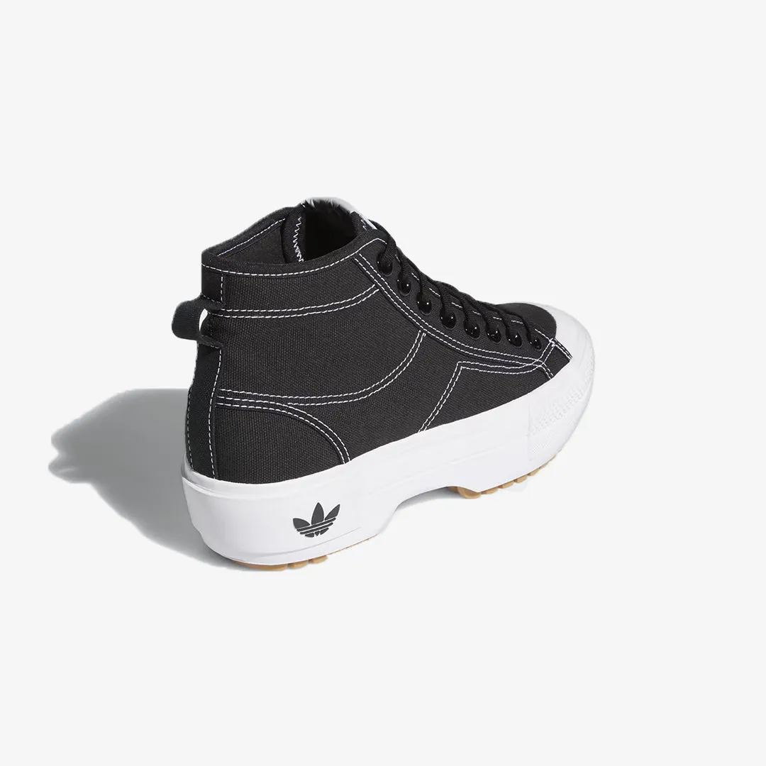 Adidas Originals | WMN'S NIZZA TREK SHOES  { CORE BLACK/CLOUD WHITE/GUM