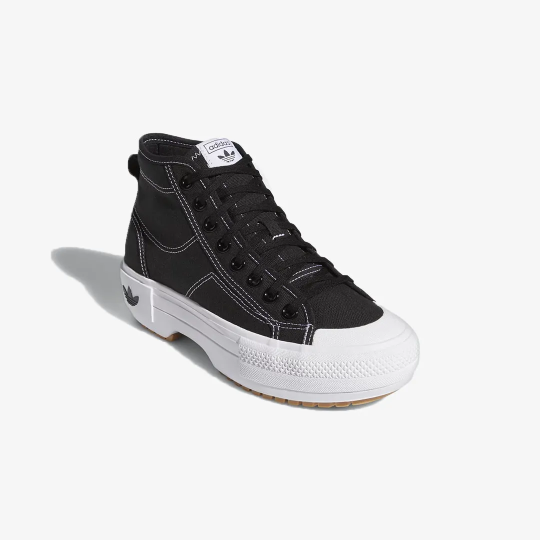 Adidas Originals | WMN'S NIZZA TREK SHOES  { CORE BLACK/CLOUD WHITE/GUM