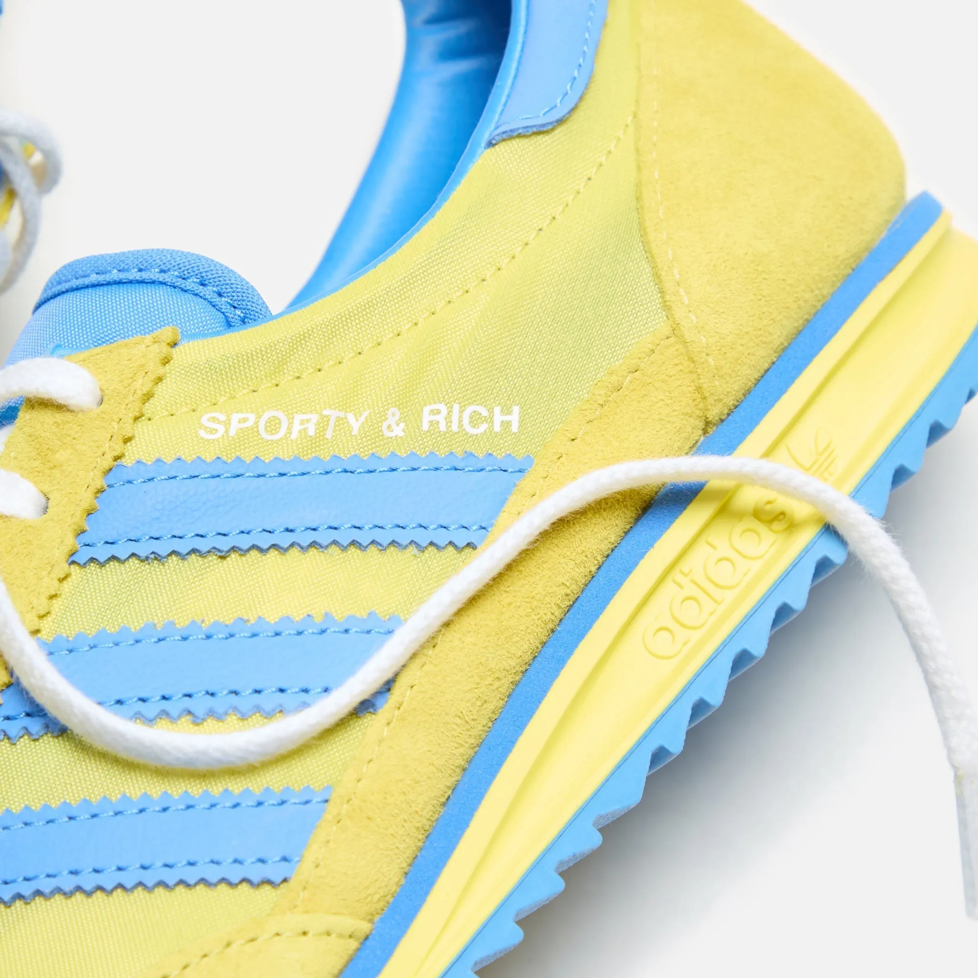 adidas x Sporty & Rich SL 72 - Light Yellow / Real Blue / Cloud White