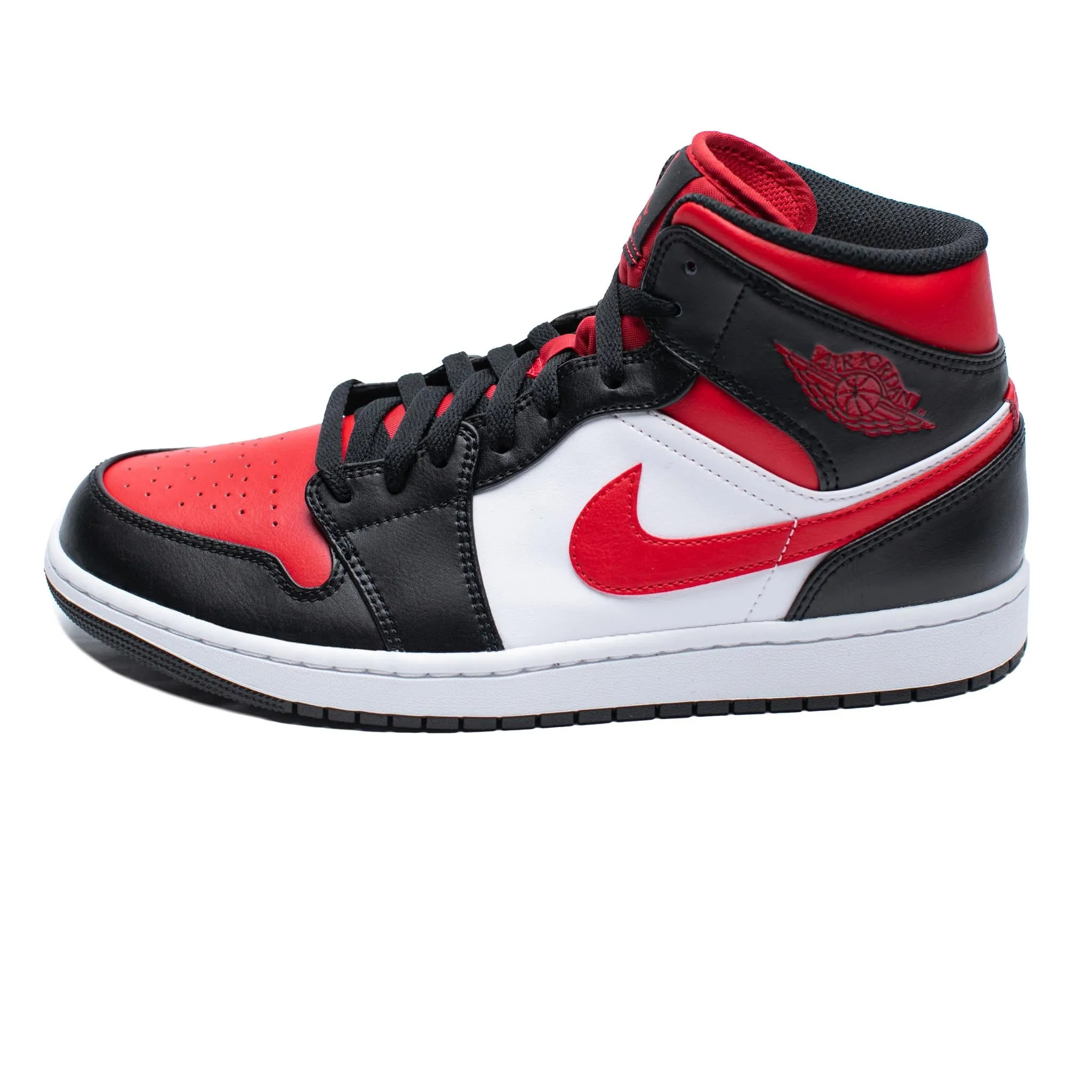 Air Jordan 1 Mid 'Bred Toe'