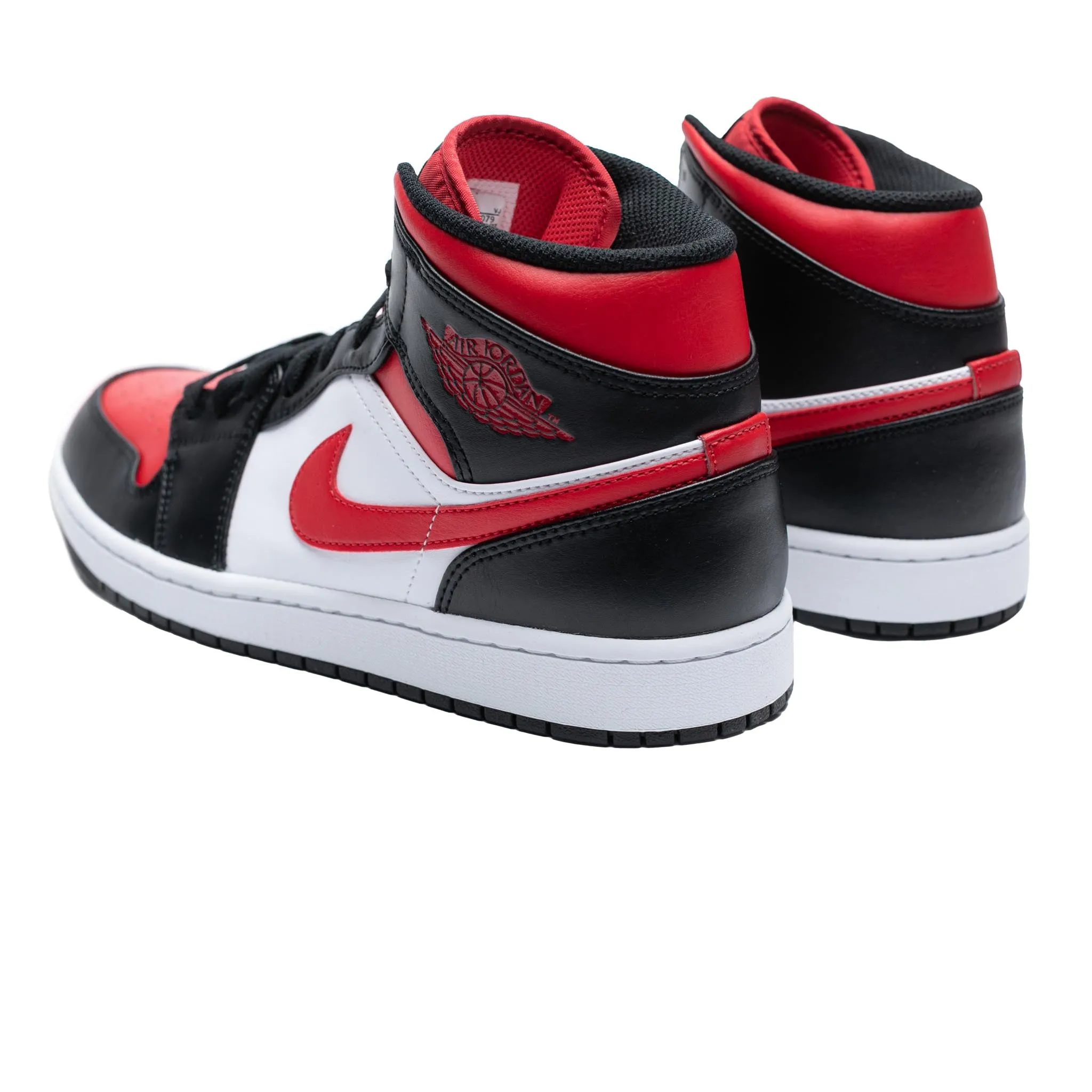 Air Jordan 1 Mid 'Bred Toe'