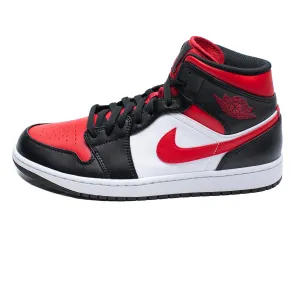 Air Jordan 1 Mid 'Bred Toe'