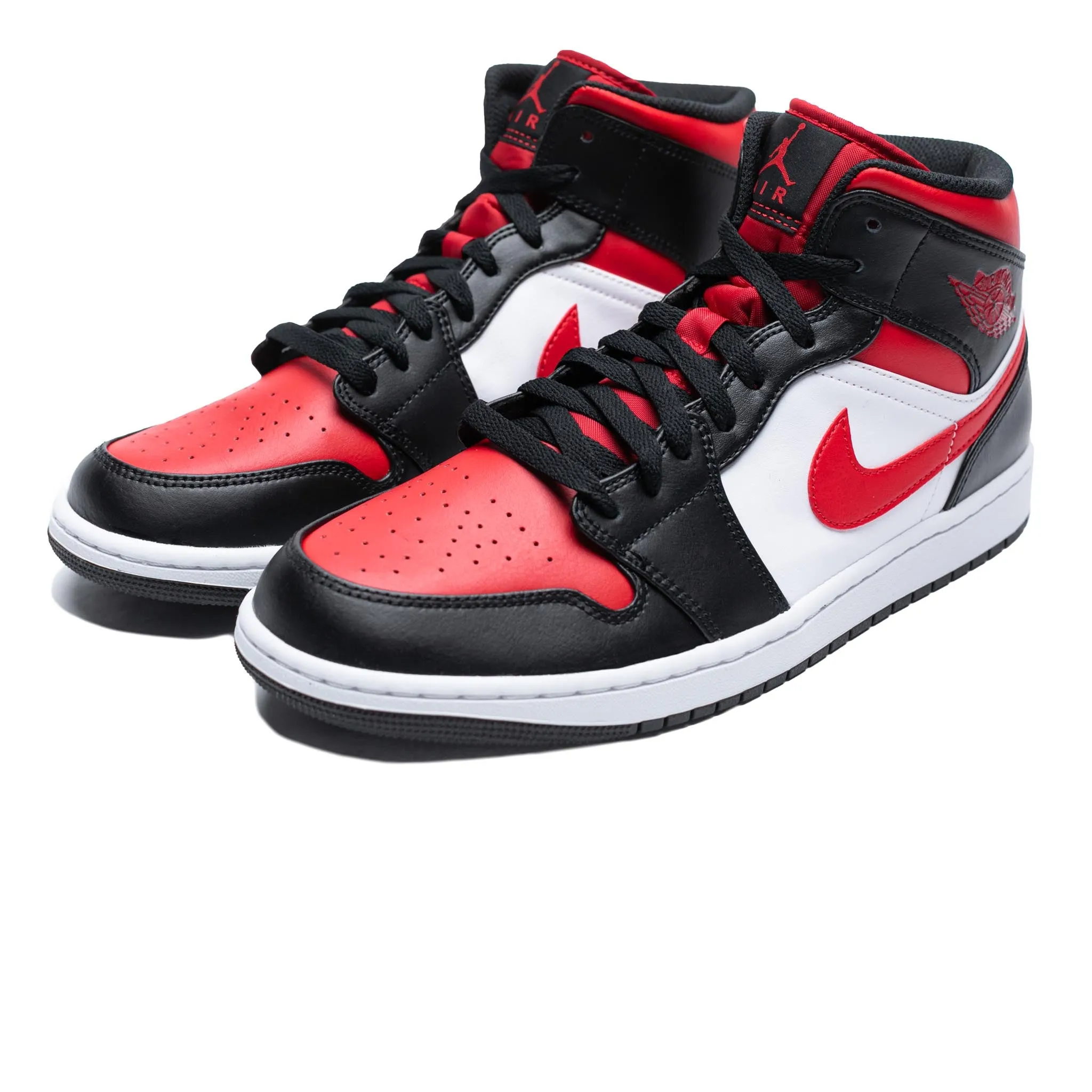 Air Jordan 1 Mid 'Bred Toe'