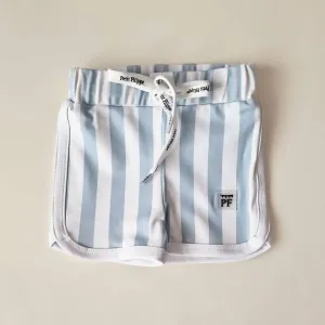 Baby Swim Shorts - UPF50  - Misty Blue Striped