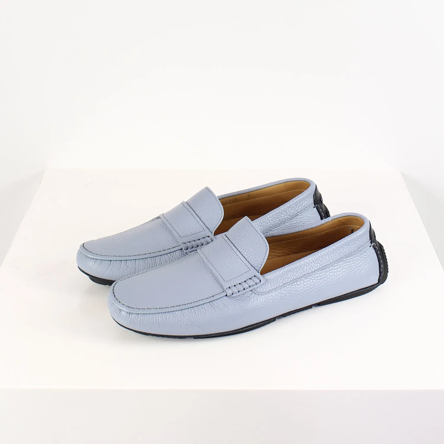 Blu Barrett Leather Driver Shoe