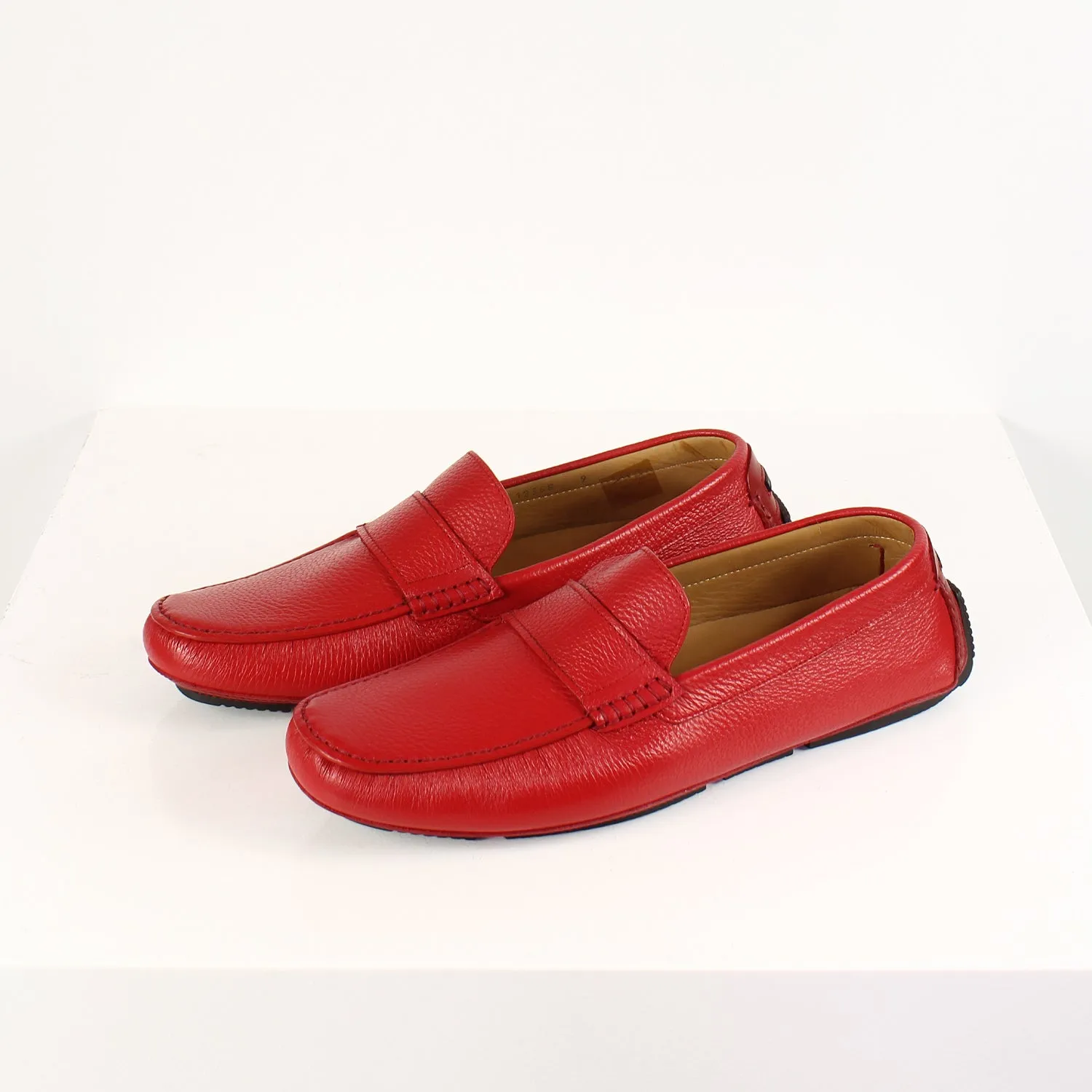 Blu Barrett Leather Driver Shoe