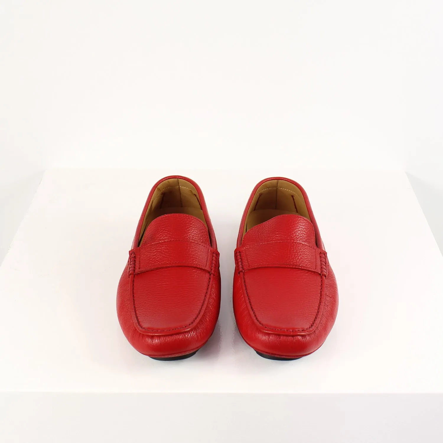Blu Barrett Leather Driver Shoe