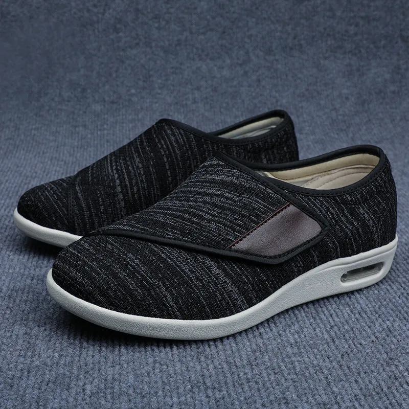 Cilool Wide Adjusting Soft Comfortable Diabetic Shoes, Walking Shoes-NW015