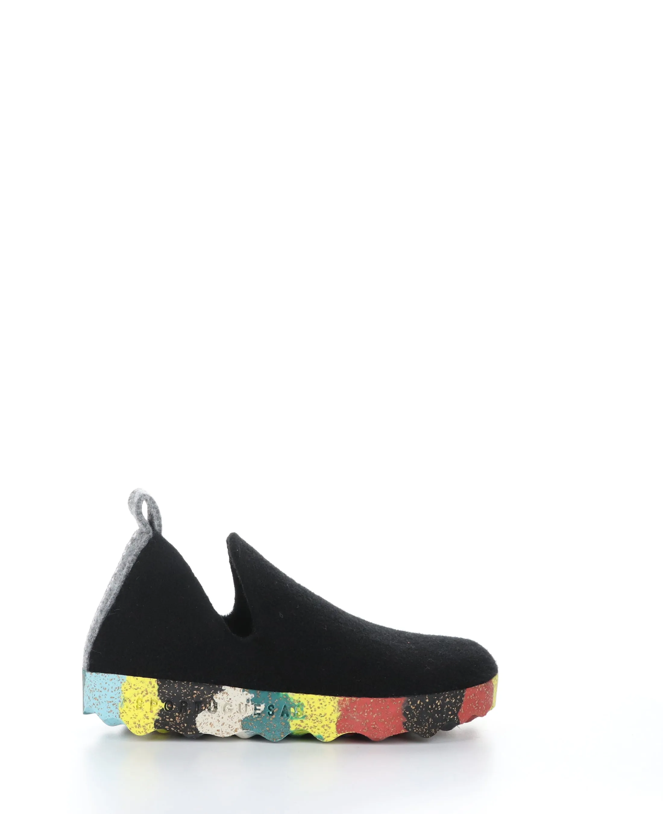 CITY003ASP Black/Multi Round Toe Shoes