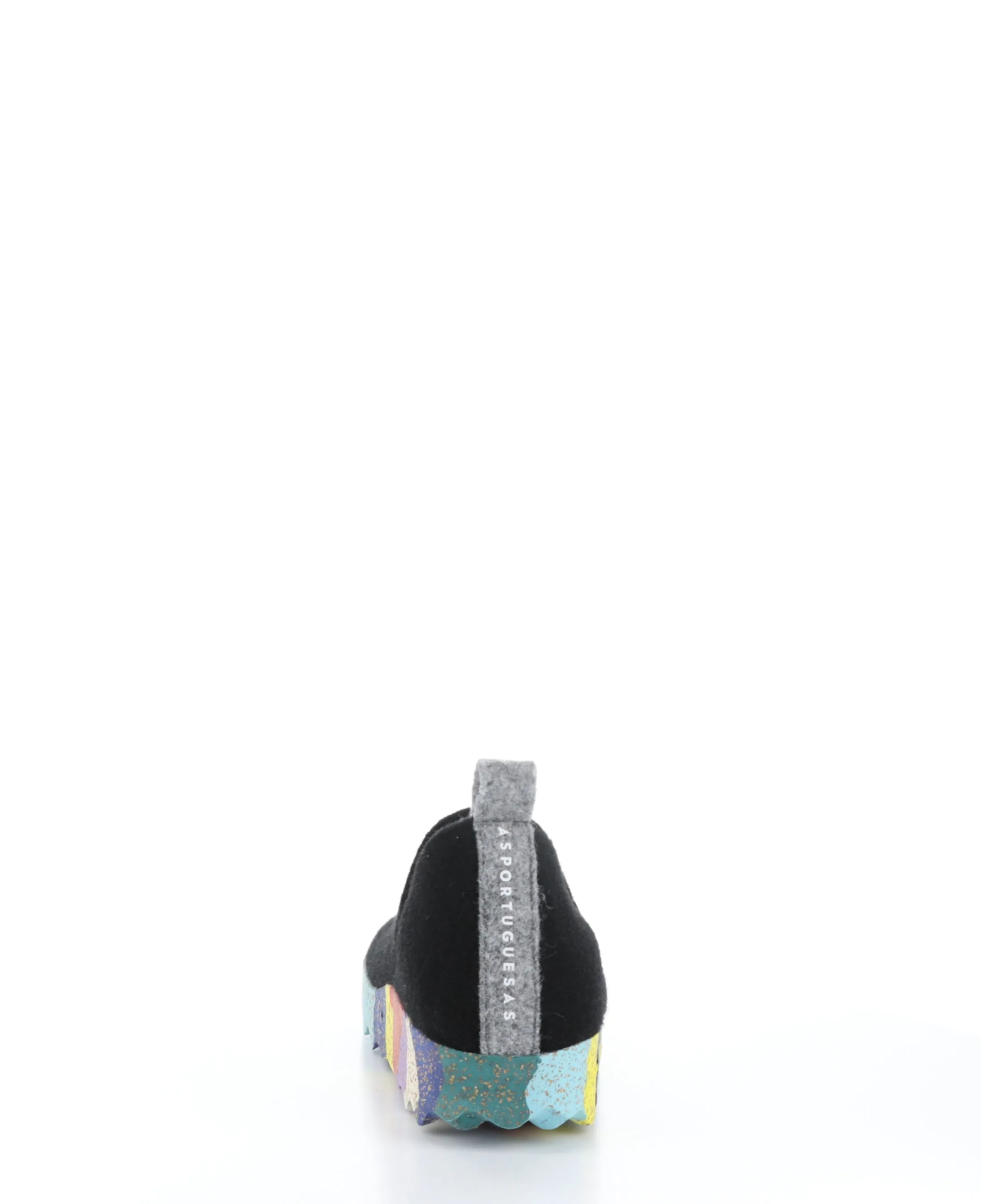 CITY003ASP Black/Multi Round Toe Shoes