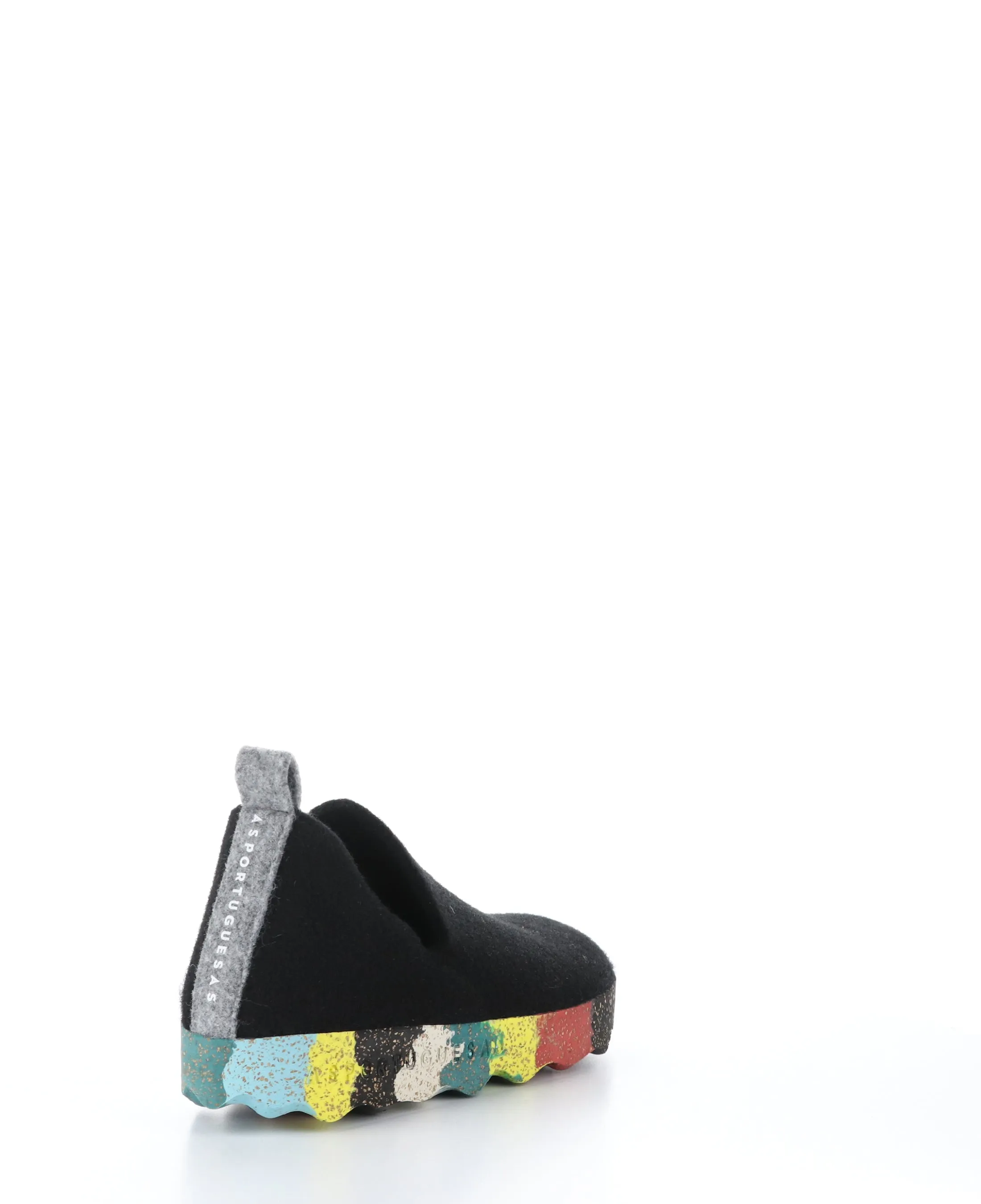 CITY003ASP Black/Multi Round Toe Shoes