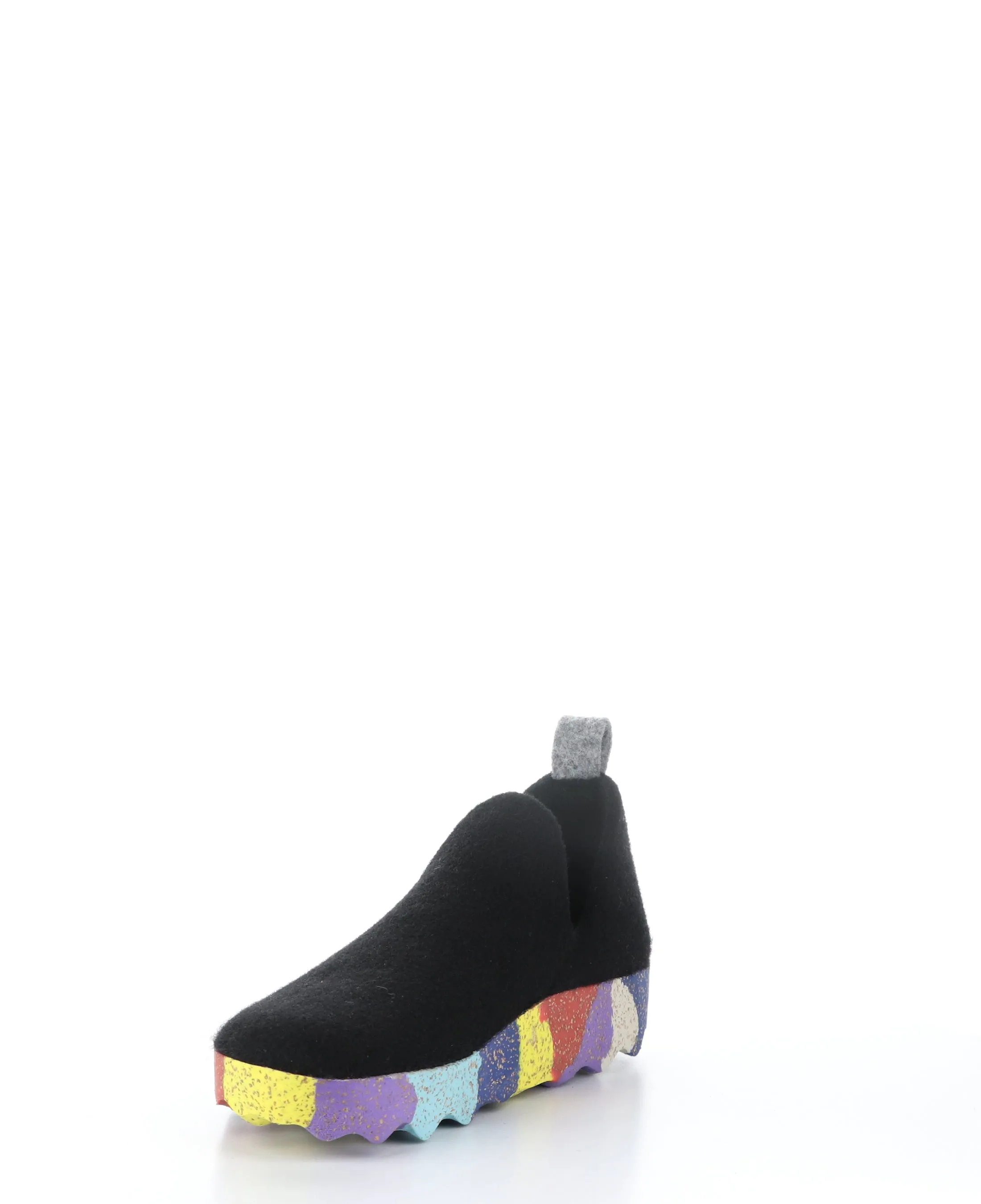 CITY003ASP Black/Multi Round Toe Shoes