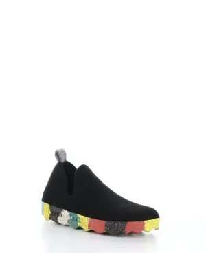 CITY003ASP Black/Multi Round Toe Shoes