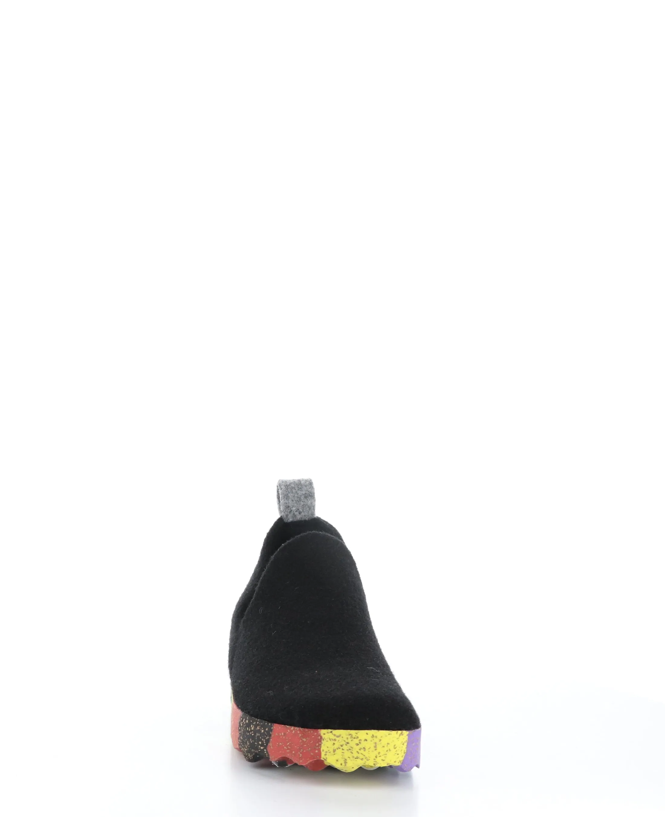 CITY003ASP Black/Multi Round Toe Shoes