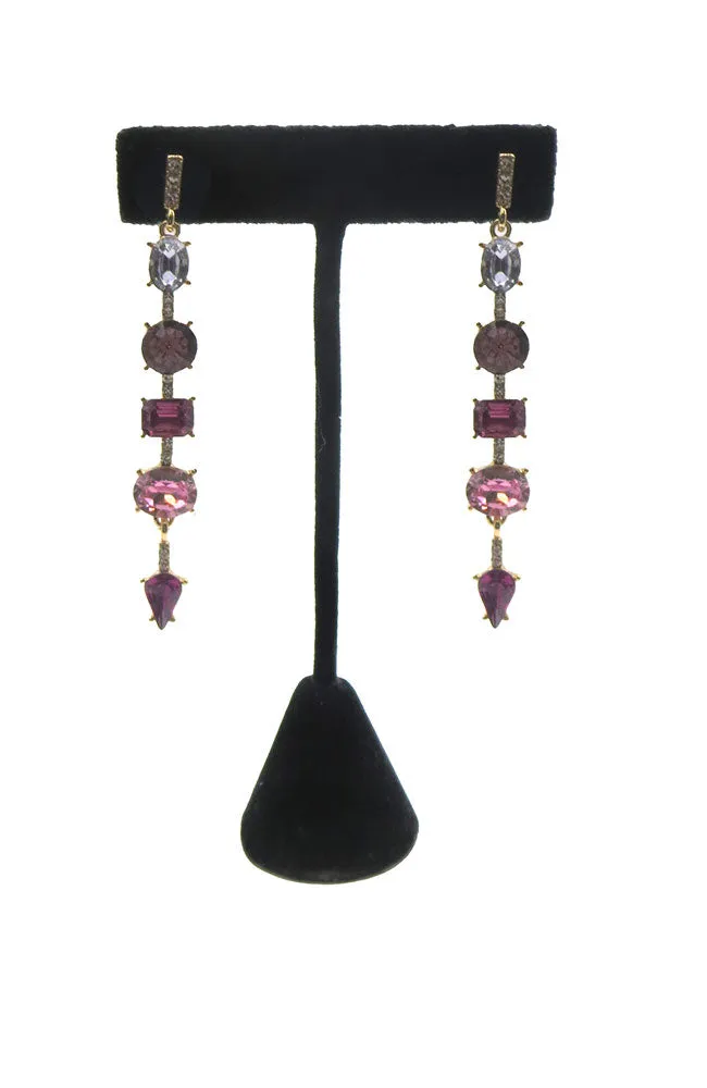 Cool Multi Shape Drop Earrings