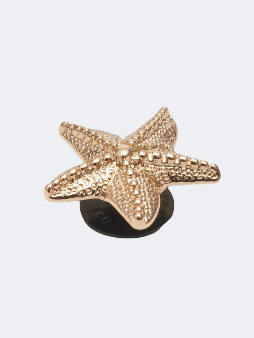 Crocs Star Fish Unisex Lifestyle Pins Gold