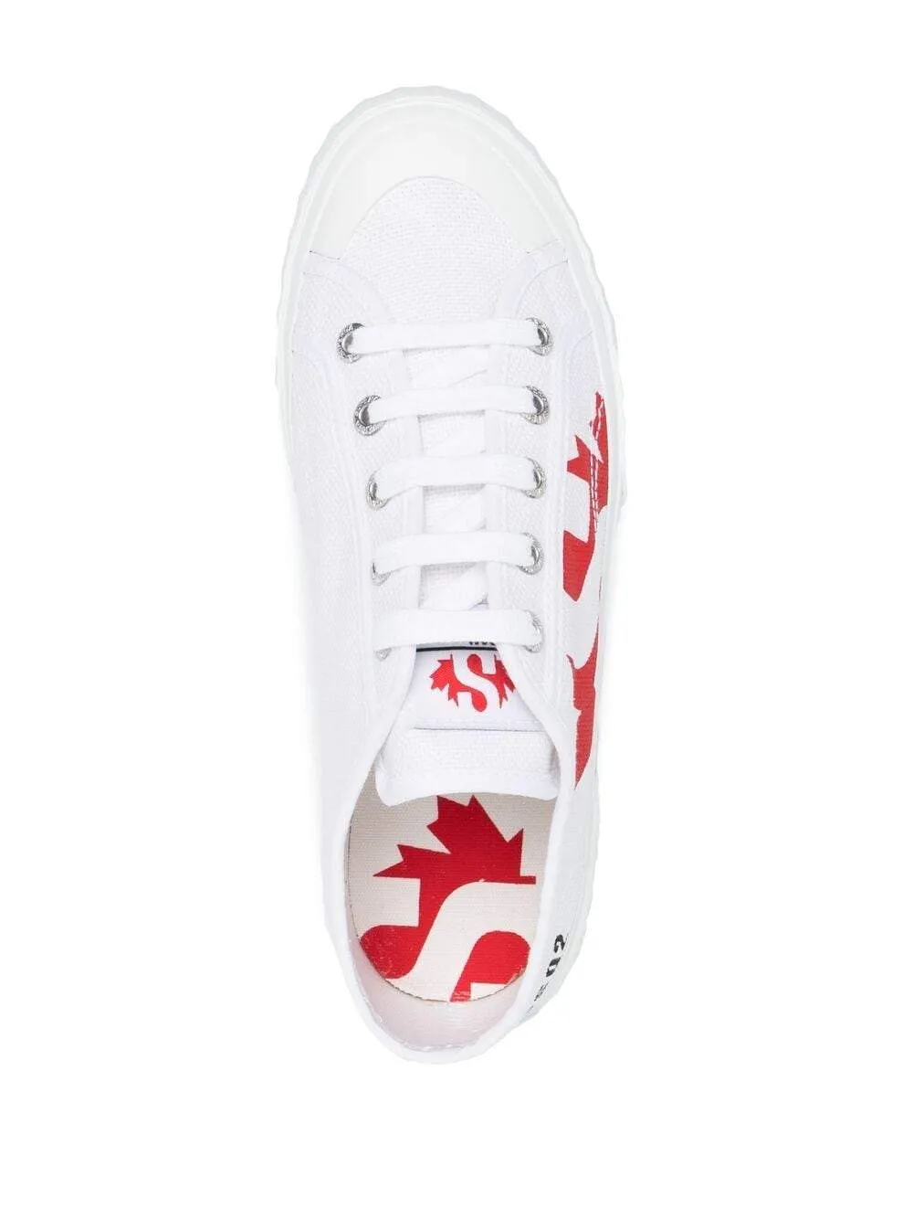 DSQUARED2 x SUPERGA Women Logo Sneakers White