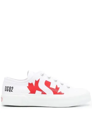 DSQUARED2 x SUPERGA Women Logo Sneakers White