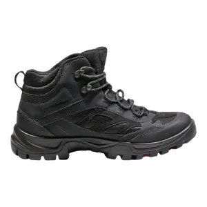 ECCO Hiking Boots Black Canvas Mens UK 11.5