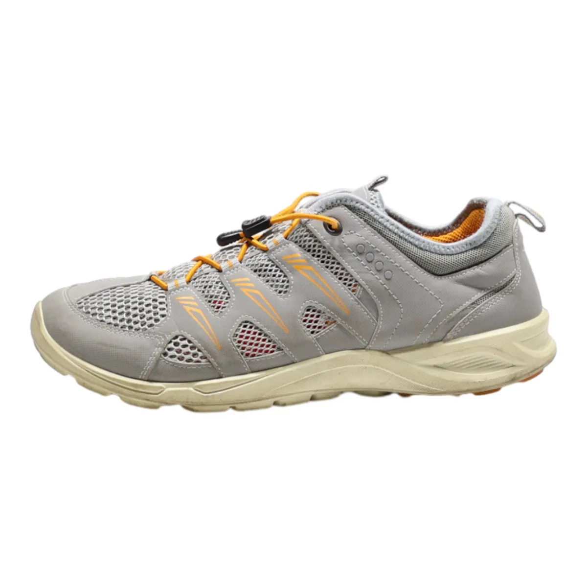 ECCO Sneaker Trainers Grey Canvas Mens UK 7.5