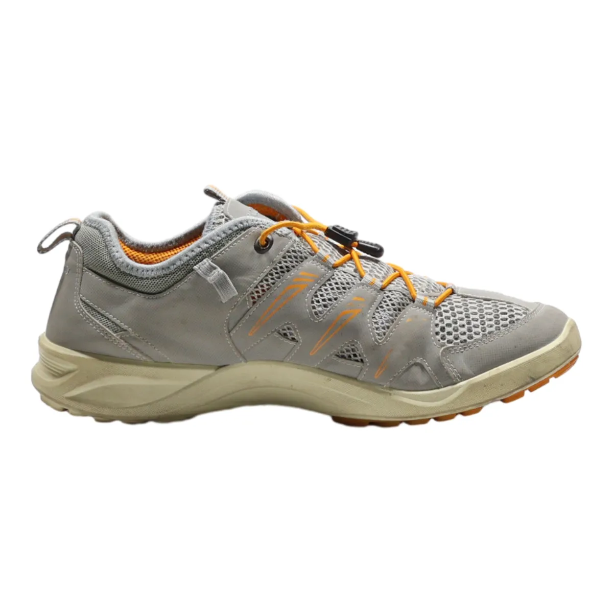 ECCO Sneaker Trainers Grey Canvas Mens UK 7.5