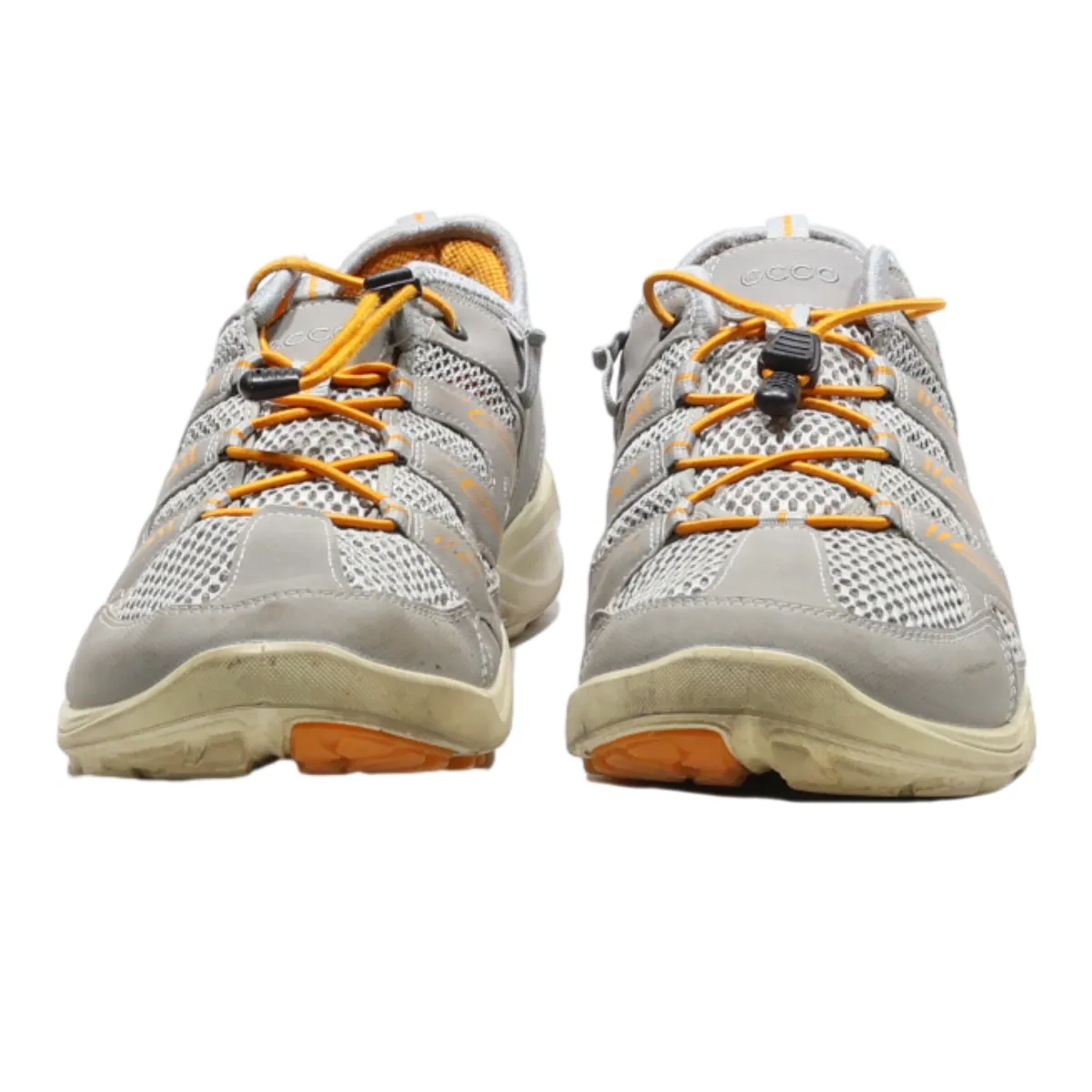 ECCO Sneaker Trainers Grey Canvas Mens UK 7.5