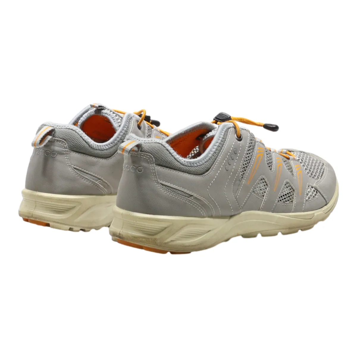 ECCO Sneaker Trainers Grey Canvas Mens UK 7.5
