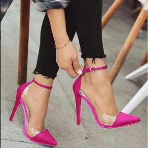 Fashion Point Toe High Heel Multi Sandals