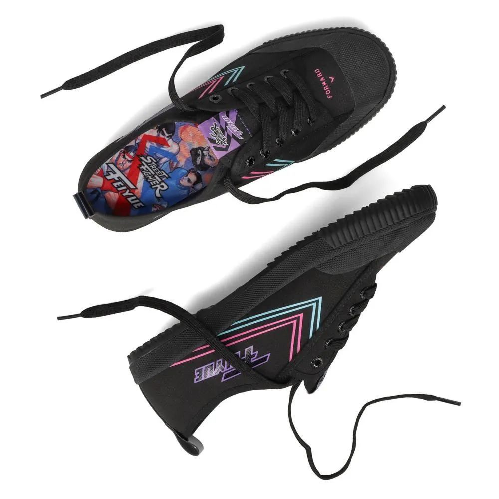 Feiyue x Street Fighter FE LO 1920 Game Over - Black / Multi