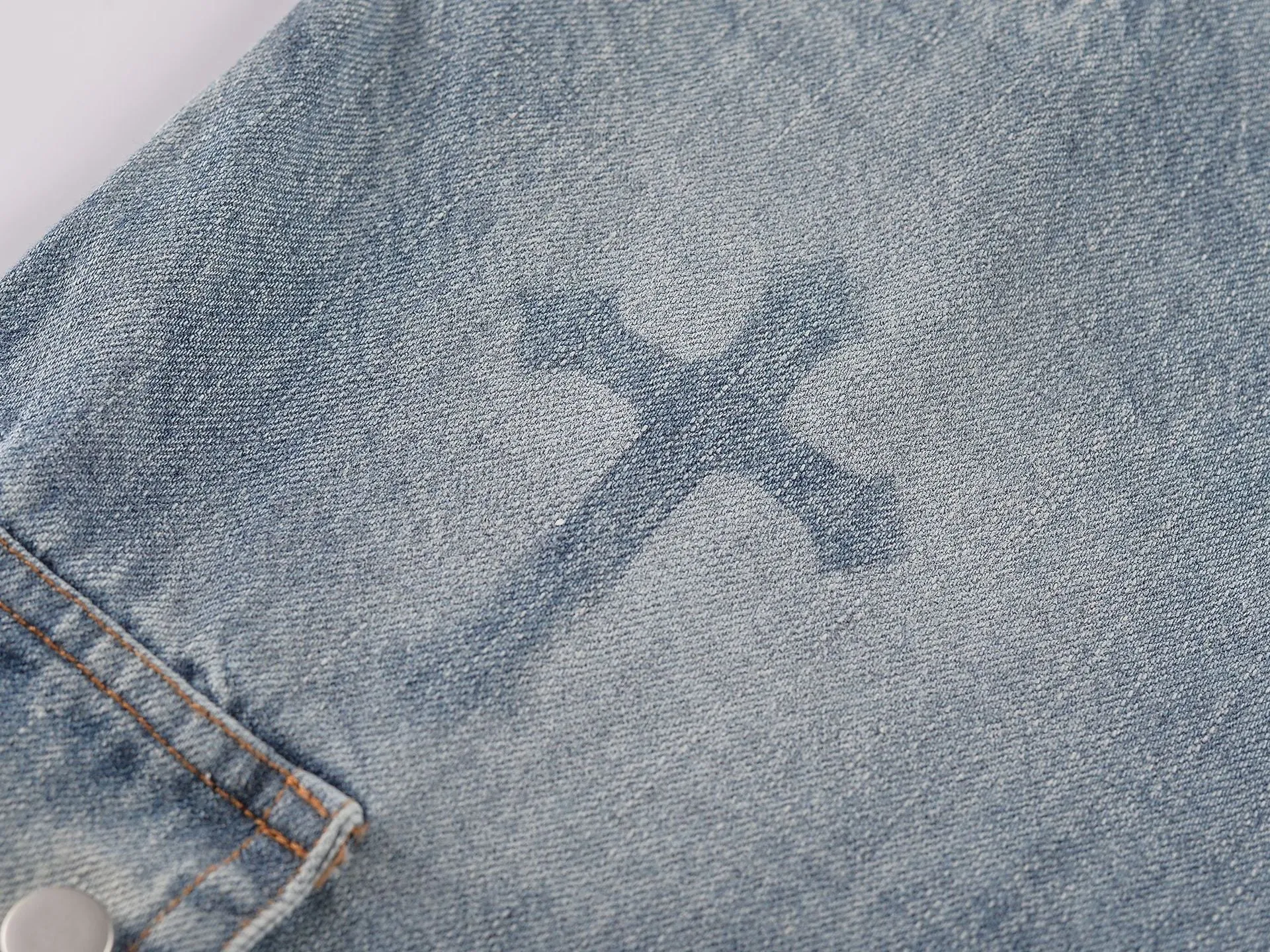 Flame Print Cargo Jeans