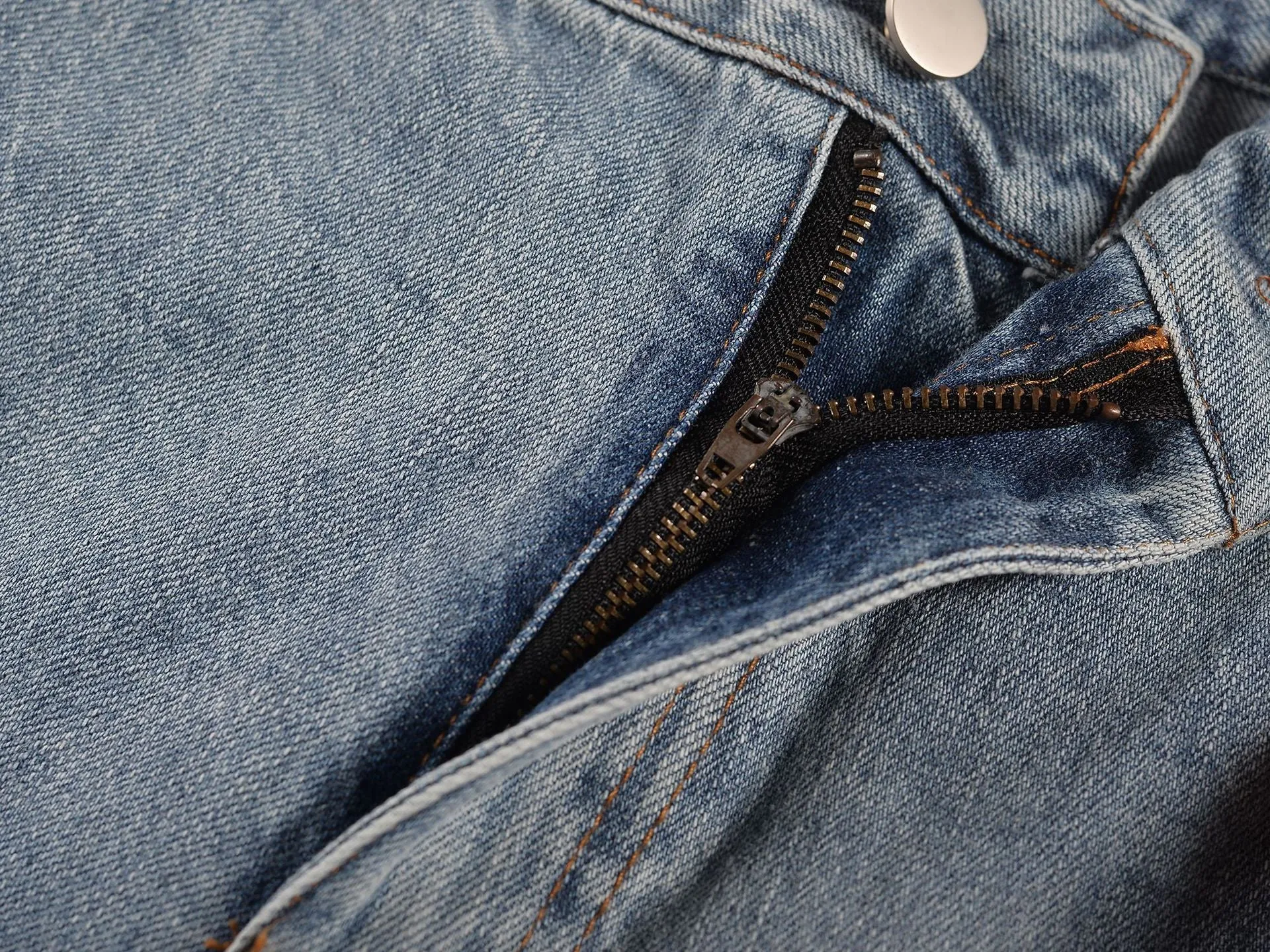 Flame Print Cargo Jeans