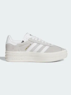 Gazelle Bold Grey Two/White/Core White Shoes
