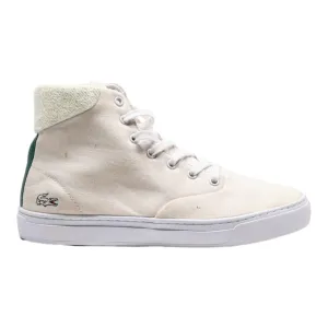LACOSTE High Top Trainers Pink Canvas Womens UK 4