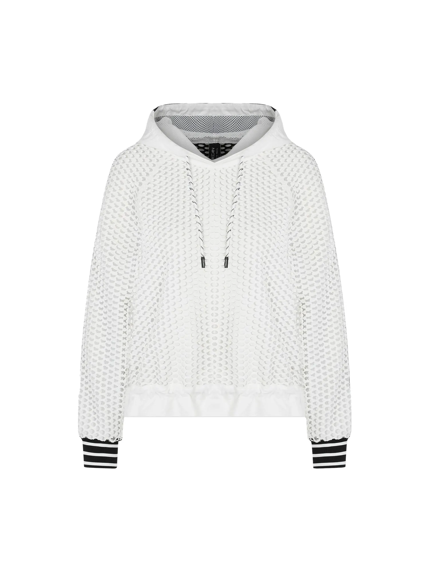 Marc Cain Sports Mesh Hooded Sweater