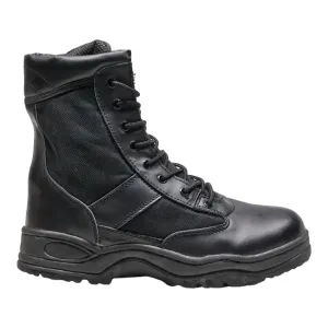 MCALLISTER Combat Boots Grey Canvas Mens UK 11