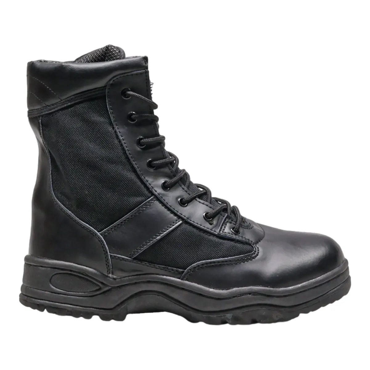 MCALLISTER Combat Boots Grey Canvas Mens UK 11