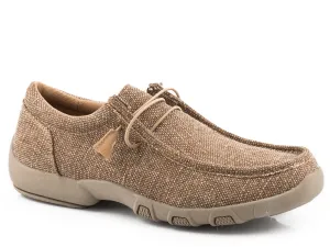 MENS TAN CANVAS FABRIC