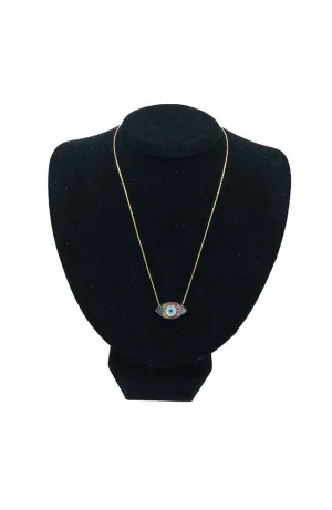 Multi Color Evil Eye Necklace