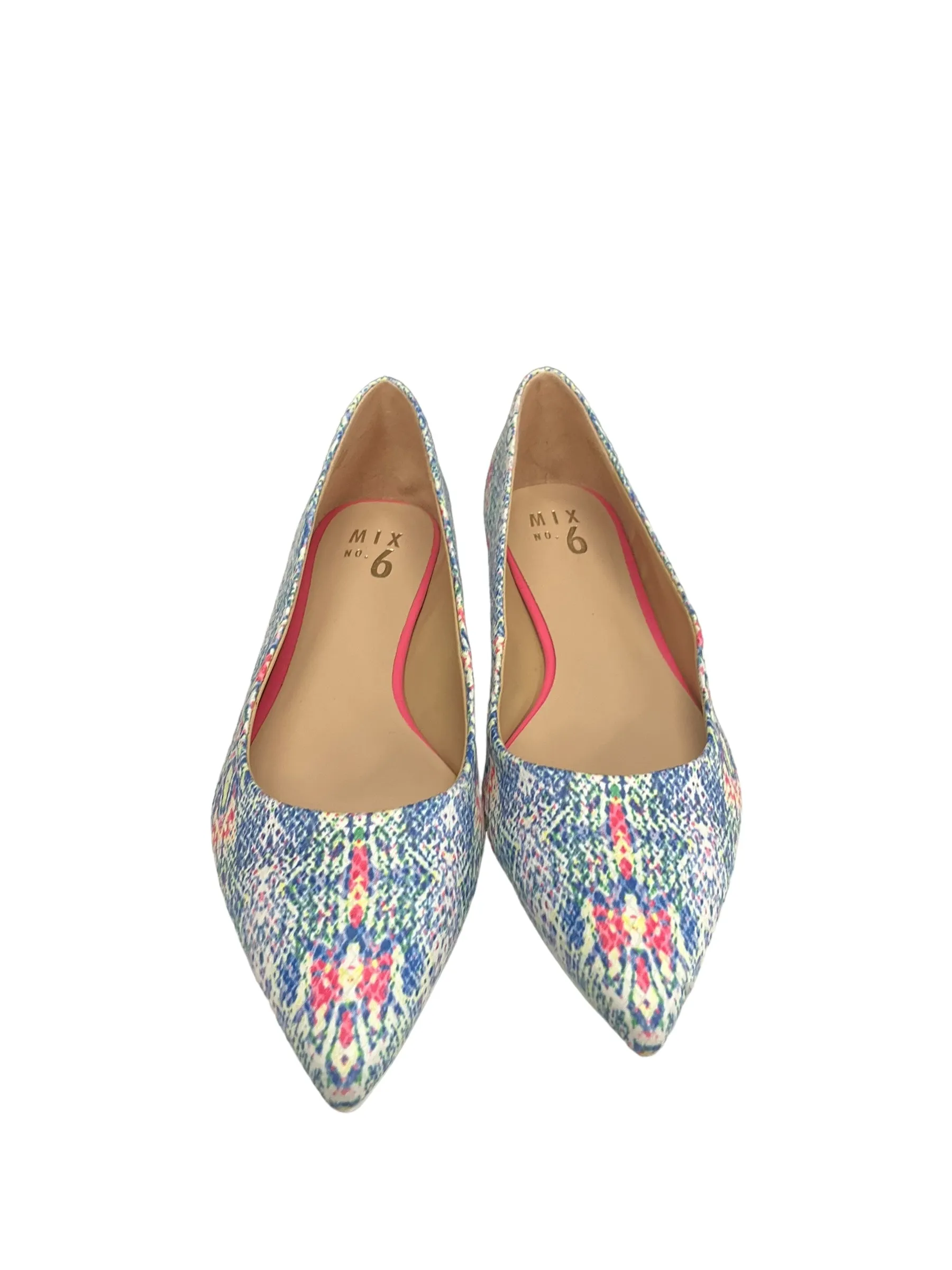 Multi-colored Shoes Flats Mix No 6, Size 8.5