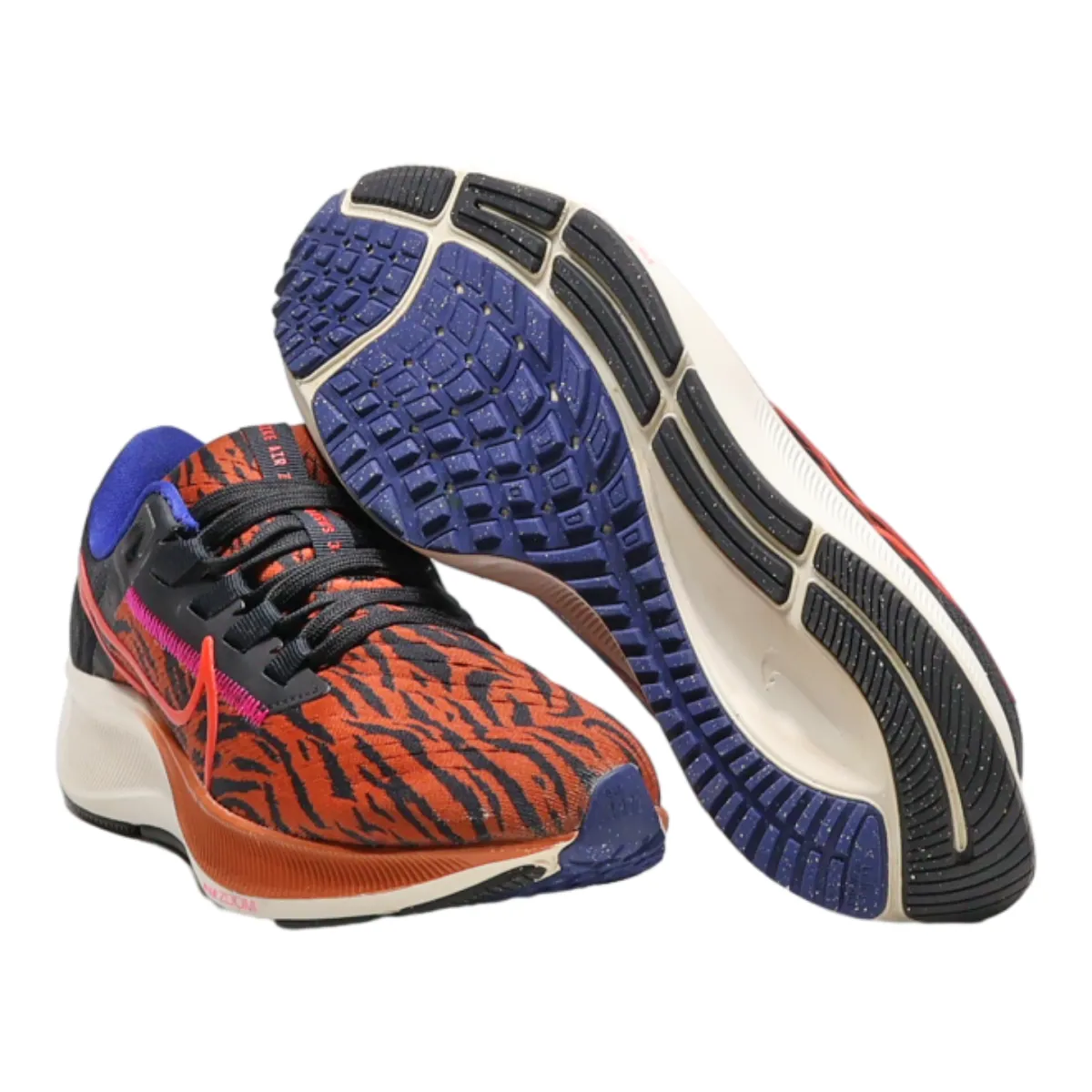 NIKE Air Zoom Pegasus 38 2022 Sneaker Trainers Orange Canvas Womens UK 4