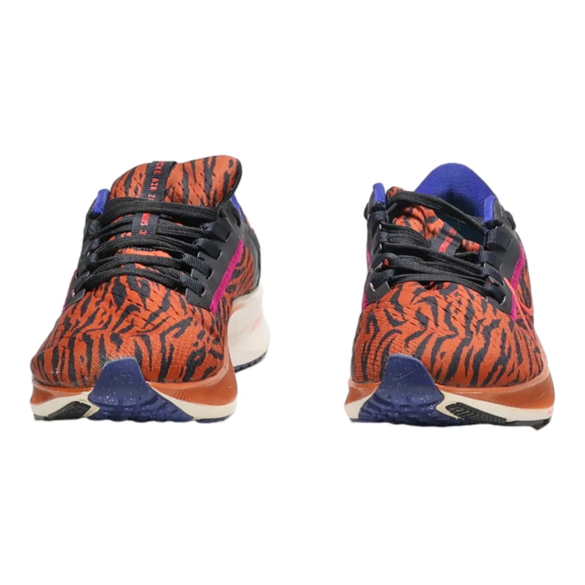 NIKE Air Zoom Pegasus 38 2022 Sneaker Trainers Orange Canvas Womens UK 4