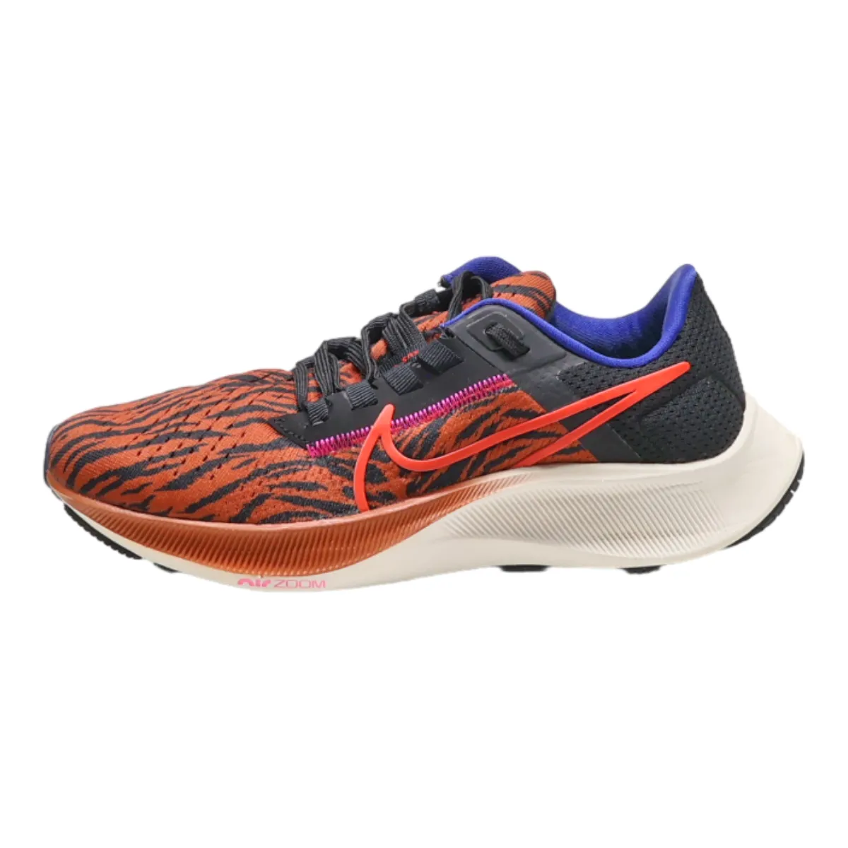 NIKE Air Zoom Pegasus 38 2022 Sneaker Trainers Orange Canvas Womens UK 4