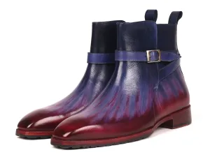 Paul Parkman Men's Multicolor Patina Jodhpur Boots