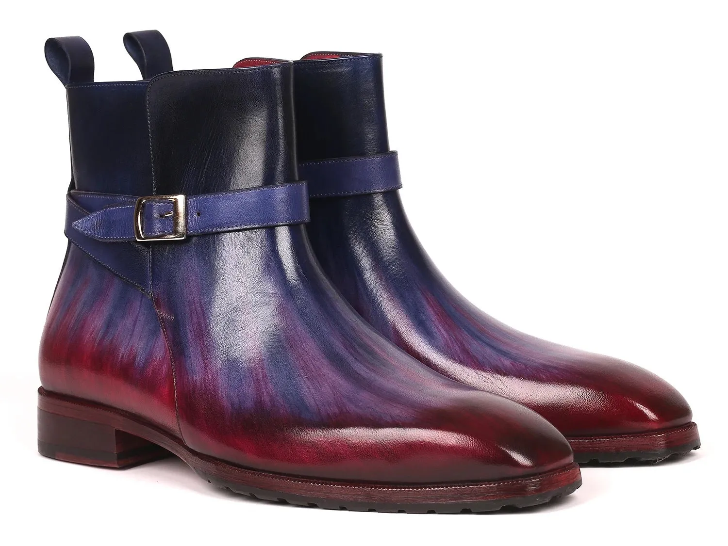 Paul Parkman Men's Multicolor Patina Jodhpur Boots