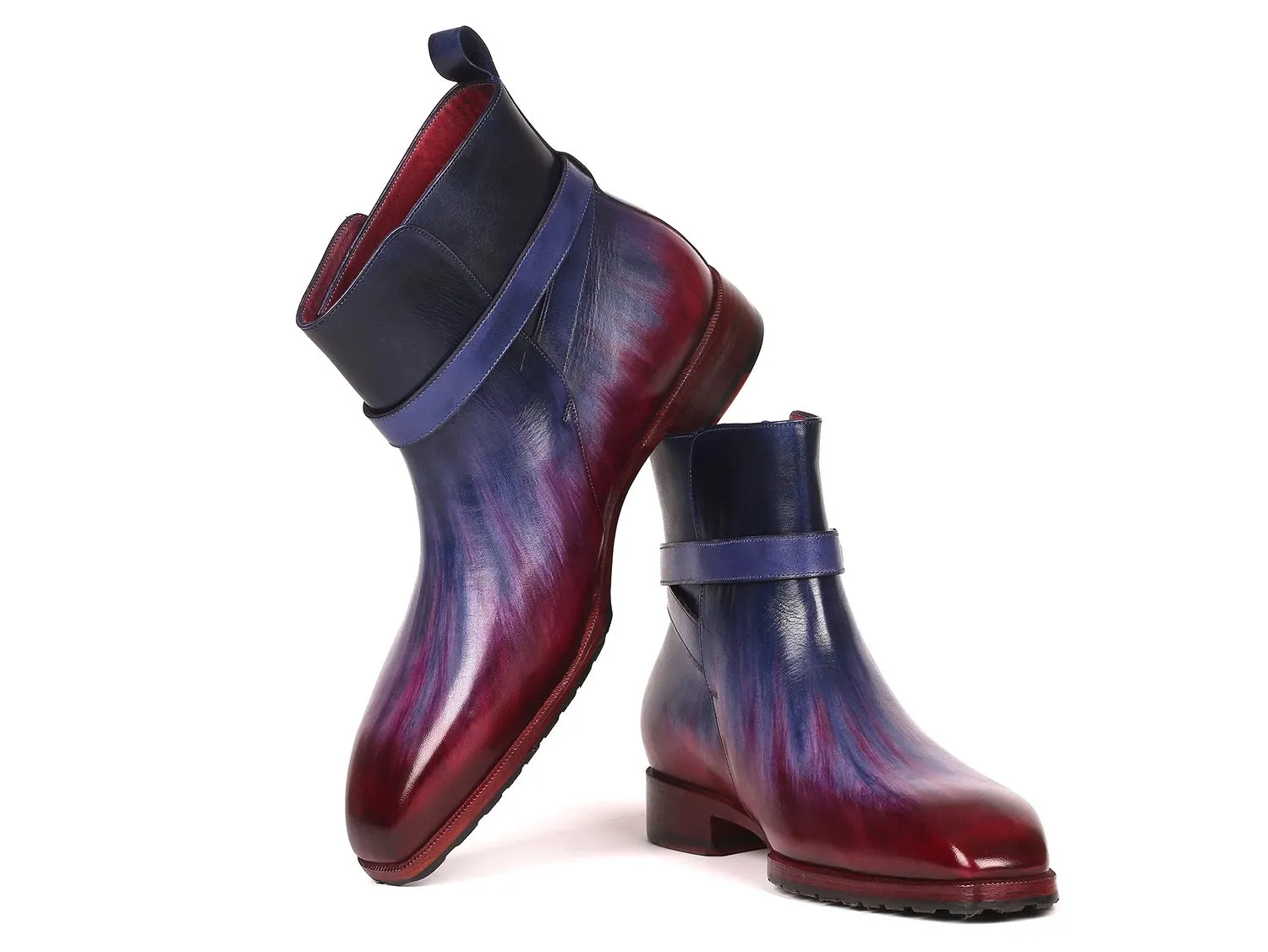 Paul Parkman Men's Multicolor Patina Jodhpur Boots