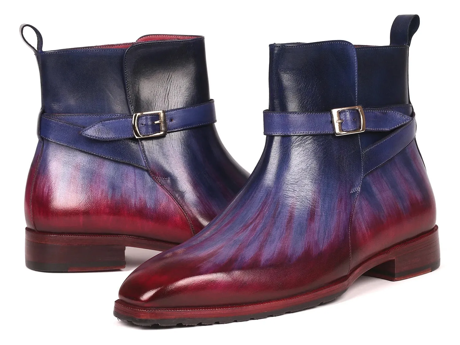 Paul Parkman Men's Multicolor Patina Jodhpur Boots