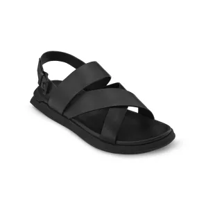 PROJET1826 | EATON Slingback Leather Sandal Black