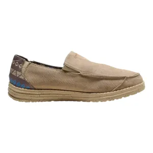 SKECHERS Pump Shoes Brown Canvas Mens UK 12