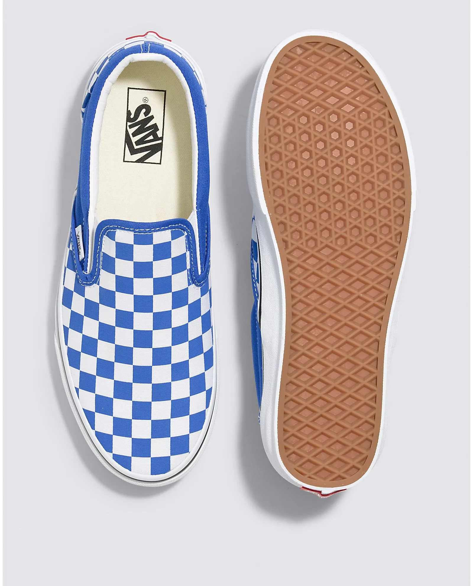 Slip On Checkerboard Dazzling Blue