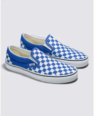 Slip On Checkerboard Dazzling Blue